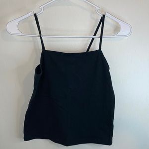 Black cami crop